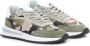 Philippe Model Tropez 2.1 Camouflage Militaire Rose Sneakers Groen Dames - Thumbnail 3