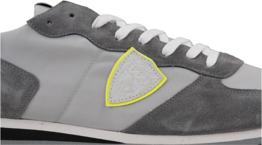 Philippe Model Sneakers van suède en leer met veters