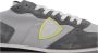 Philippe Model Sneakers van suède en leer met veters - Thumbnail 2