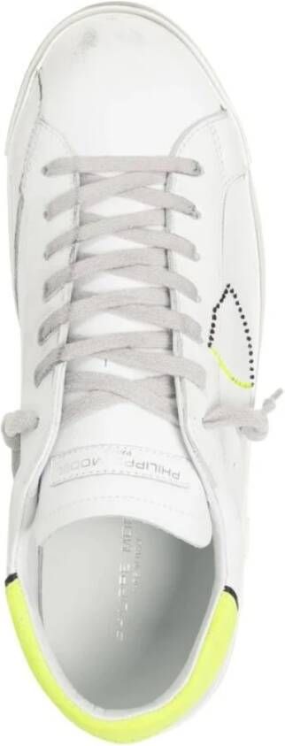 Philippe Model Sneakers van Vintage Leer White Heren