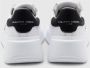 Philippe Model Witte Sneakers met Contrastdetails en Spiegelende Leren Randen White Dames - Thumbnail 8