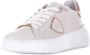 Philippe Model Nude leren sneaker met metallic details Beige Dames - Thumbnail 22