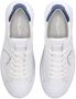Philippe Model Eenvoudige Temple Sneakers met Vetersluiting White Heren - Thumbnail 24