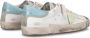 Philippe Model Vintage Skate Sneakers Lichtblauw Grijs Multicolor Heren - Thumbnail 14