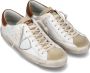 Philippe Model Vernieuwde Prsx Sneaker met Vintage Afwerking Beige Heren - Thumbnail 12