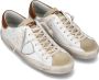 Philippe Model Vernieuwde Prsx Sneaker met Vintage Afwerking Beige Heren - Thumbnail 35