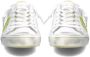Philippe Model Leren Vetersneakers met Handtekeningembleem White Heren - Thumbnail 12