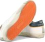 Philippe Model Blauwe Leren Sneakers met Logo Patch White Heren - Thumbnail 6