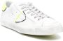 Philippe Model Leren Vetersneakers met Handtekeningembleem White Heren - Thumbnail 17