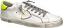 Philippe Model Leren Vetersneakers met Handtekeningembleem White Heren - Thumbnail 12