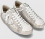 Philippe Model Witte leren sneakers met gebruikt effect White Heren - Thumbnail 16