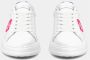 Philippe Model Glam Low Dames Sneakers met Fonkelende Details White Dames - Thumbnail 3