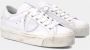 Philippe Model Witte lage top sneakers met verontruste rubberen zool White Dames - Thumbnail 2
