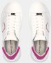 Philippe Model Logo Leren Sneakers Witte Leren Temple Sneakers met Metallic Details White Dames - Thumbnail 5