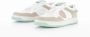 Philippe Model Leren Vetersneakers voor Dames White Dames - Thumbnail 8