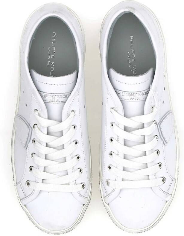 Philippe Model Stijlvolle Witte Sneakers voor Vrouwen Wit Dames