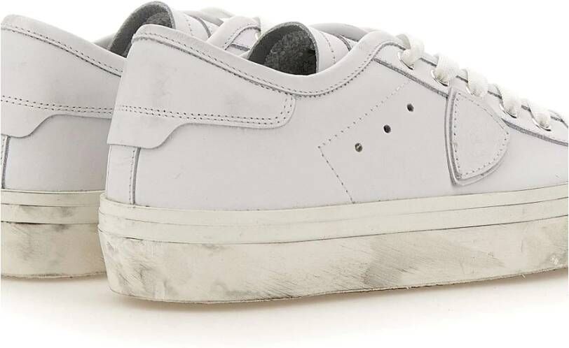 Philippe Model Stijlvolle Witte Sneakers voor Vrouwen Wit Dames