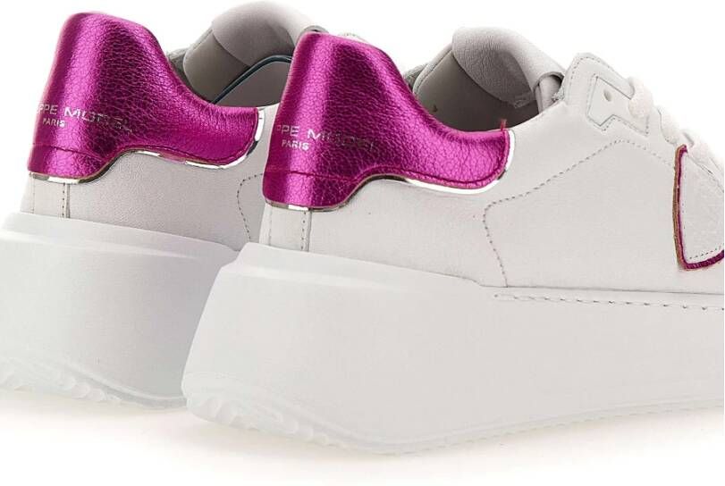 Philippe Model Stijlvolle Damessneakers Wit Dames