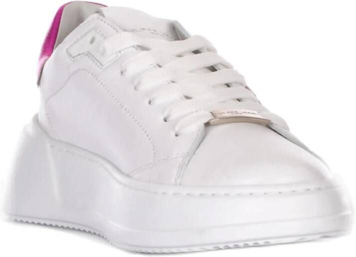 Philippe Model Dames Leren Sneakers Wit Dames