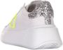 Philippe Model Logo Sneakers met Leren Bovenwerk en Rubberen Zool White Dames - Thumbnail 2