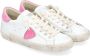 Philippe Model Sneaker Paris X in wit leer met fuchsia details White Dames - Thumbnail 8