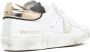 Philippe Model Vintage Leren Sneakers met Geborduurd Zig-Zag Badge White Dames - Thumbnail 15