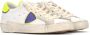 Philippe Model Paris X Leren Sneakers in Wit Paars en Geel White Dames - Thumbnail 3