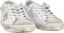 Philippe Model Vintage Leren Sneakers met Geborduurd Zig-Zag Badge White Dames - Thumbnail 11