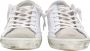 Philippe Model Vintage Leren Sneakers met Geborduurd Zig-Zag Badge White Dames - Thumbnail 12