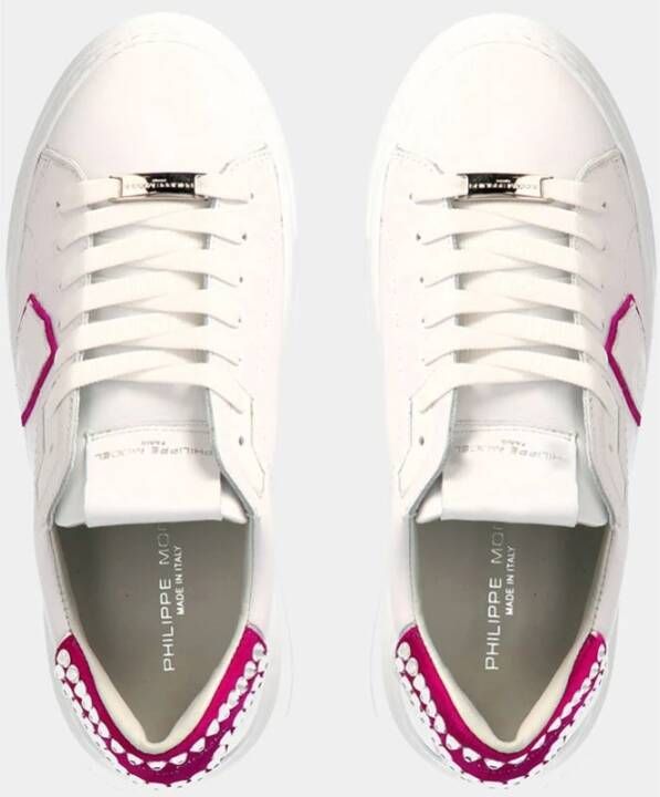 Philippe Model Temple Low Sneaker Stijlvolle Statement Schoenen Wit Dames