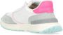 Philippe Model Fuxia Heel Sneaker van Gewassen Leer en Suède Multicolor Dames - Thumbnail 11