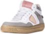 Philippe Model Lyon Dames Tennisschoenen Wit Roze Multicolor Dames - Thumbnail 13