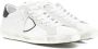 Philippe Model Witte leren sneakers met contrasterende hiel White Heren - Thumbnail 10