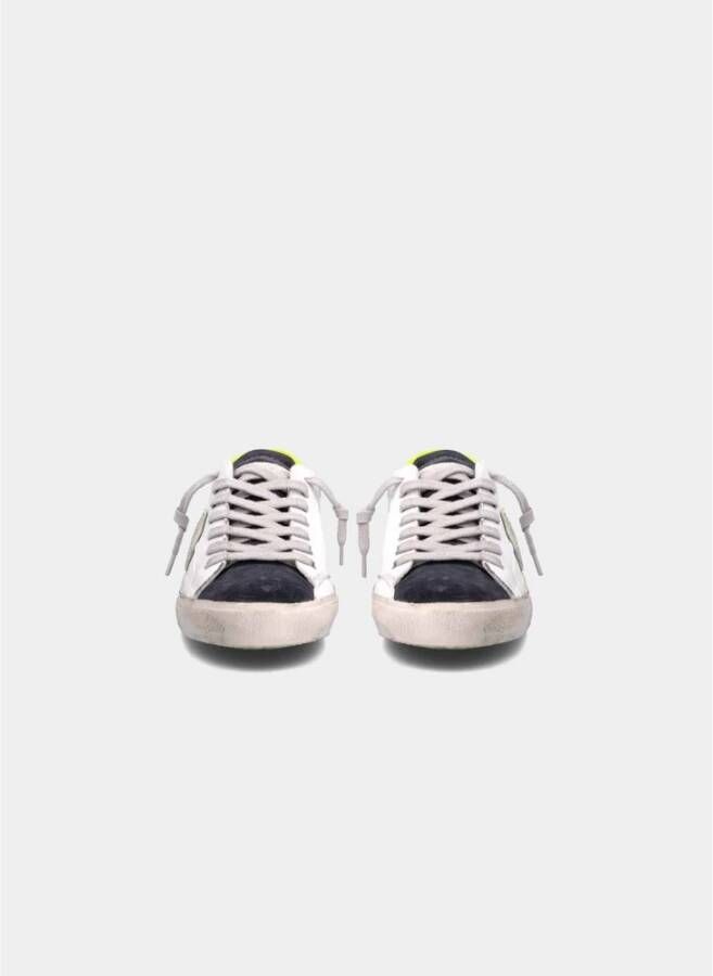 Philippe Model Paris Lage Herensneakers Urban Chic Stijl Wit Heren