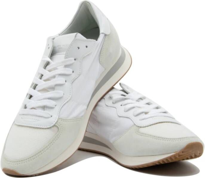 Philippe Model Tropez Basic Blanc Sneakers Wit Heren