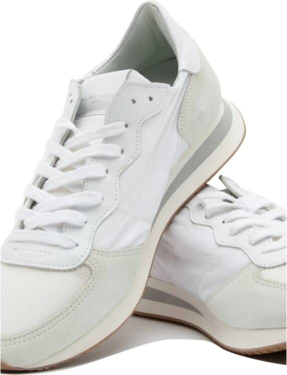 Philippe Model Tropez Basic Blanc Sneakers Wit Heren