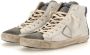 Philippe Model Vintage leren sneakers met spiegeleffect White Heren - Thumbnail 8