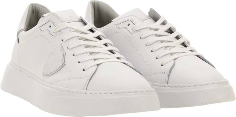 Philippe Model Stijlvolle witte sneakers voor moderne mannen Wit Heren