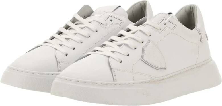 Philippe Model Stijlvolle witte sneakers voor moderne mannen Wit Heren