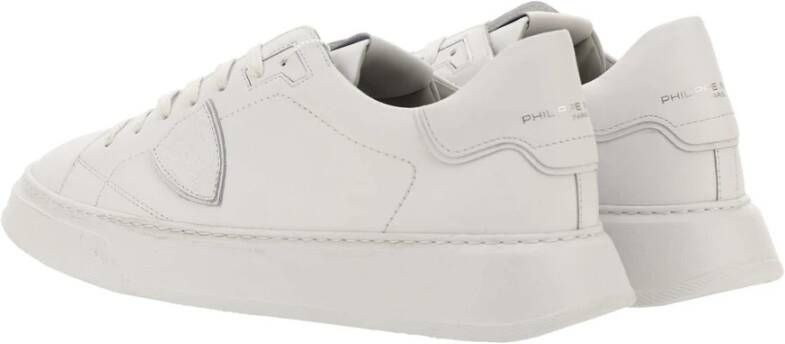 Philippe Model Stijlvolle witte sneakers voor moderne mannen Wit Heren