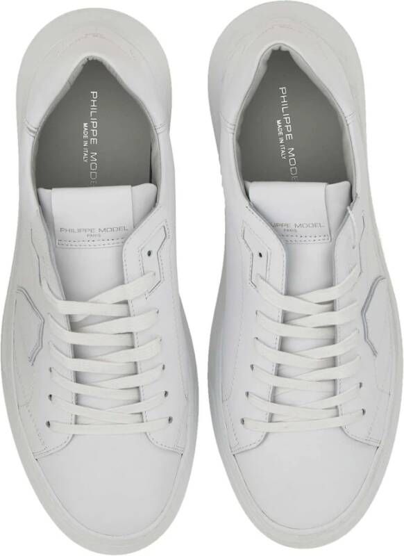 Philippe Model Stijlvolle witte sneakers voor moderne mannen Wit Heren