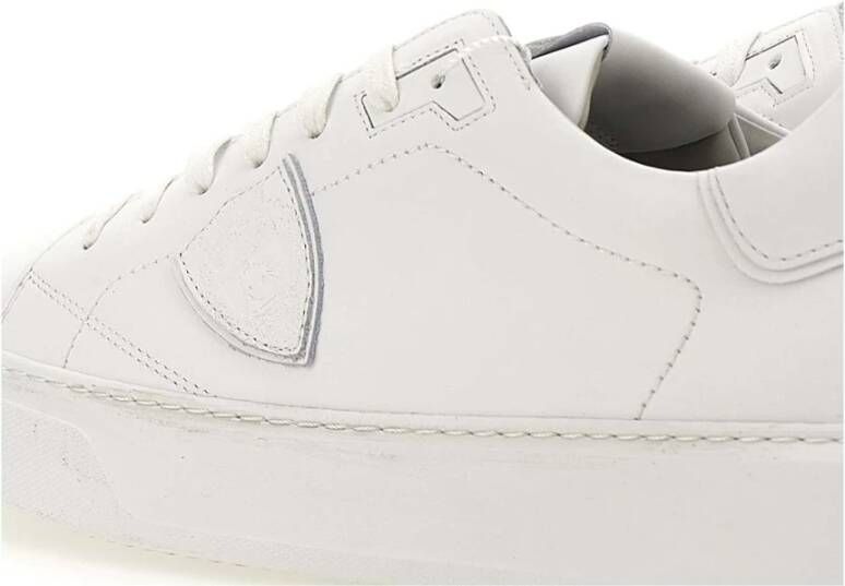 Philippe Model Stijlvolle witte sneakers voor moderne mannen Wit Heren