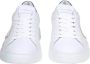 Philippe Model Witte lage sneakers met bovenwerk van kalfsleer White Heren - Thumbnail 2