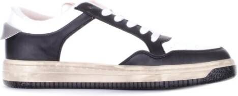 Philippe Model Witte Leren Herensneakers Klassieke Stijl en Comfort Wit Heren