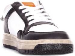 Philippe Model Witte Leren Herensneakers Klassieke Stijl en Comfort Wit Heren