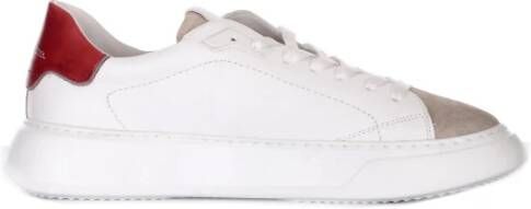 Philippe Model Iconische Leren Sneakers voor Heren Wit Heren
