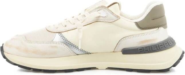 Philippe Model Stijlvolle witte sneakers voor heren Wit Heren