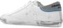 Philippe Model Leren Vetersluiting Sneakers White Heren - Thumbnail 10