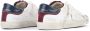 Philippe Model Vintage Leren Sneaker met Spiegeleffect Details White Heren - Thumbnail 9