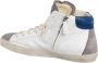 Philippe Model Vintage leren sneakers met spiegeleffect White Heren - Thumbnail 13
